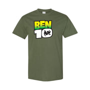 Men's Ben 10 Cotton T-Shirt - Army Green