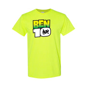 Men's Ben 10 Cotton T-Shirt - Safety Green