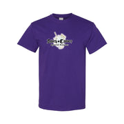 Men's Black Clover Cotton T-Shirt - Purple