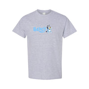 Men's Bluey Cotton T-Shirt - Grey