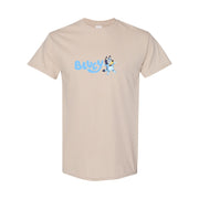 Men's Bluey Cotton T-Shirt - Tan