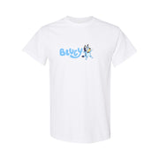 Men's Bluey Cotton T-Shirt - White