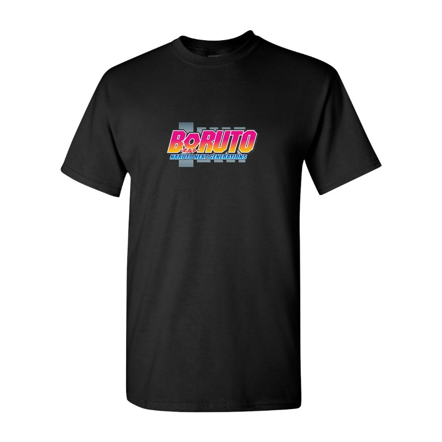 Men's Boruto Cotton T-Shirt - Black