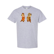 Men's Chip and Dale Cotton T-Shirt - Grey