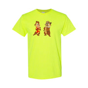 Men's Chip and Dale Cotton T-Shirt - Safety Green