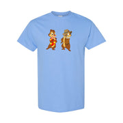 Men's Chip and Dale Cotton T-Shirt - Sky Blue