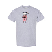 Men's Courage the Cowardly Dog Cotton T-Shirt - Grey
