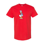 Men's Daisy Duck Cotton T-Shirt - Red