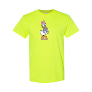 Men's Daisy Duck Cotton T-Shirt - Safety Green