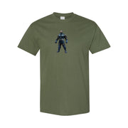 Men's Darkseid Cotton T-Shirt - Army Green