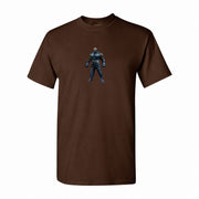 Men's Darkseid Cotton T-Shirt - Dark Brown