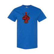 Men's Deadpool Cotton T-Shirt - Blue