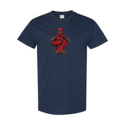 Men's Deadpool Cotton T-Shirt - Navy