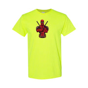 Men's Deadpool Cotton T-Shirt - Safety Green