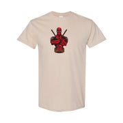 Men's Deadpool Cotton T-Shirt - Tan