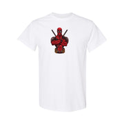 Men's Deadpool Cotton T-Shirt - White