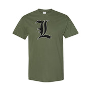 Men's Death Note Cotton T-Shirt - Army Green