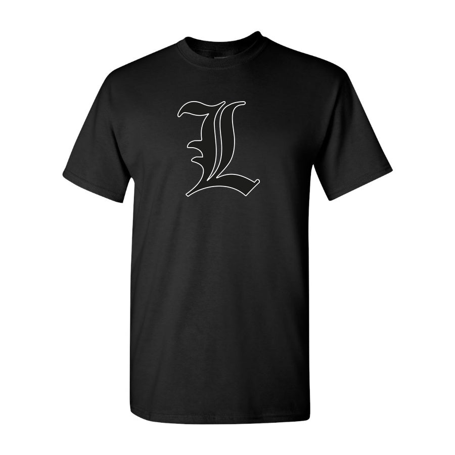 Men's Death Note Cotton T-Shirt - Black