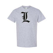 Men's Death Note Cotton T-Shirt - Grey