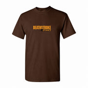 Men's Deathstroke Cotton T-Shirt - Dark Brown