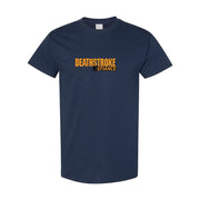 Men's Deathstroke Cotton T-Shirt - Navy