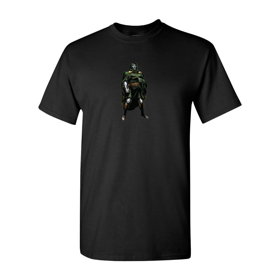 Men's Doctor Doom Cotton T-Shirt - Black
