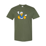 Men's Donald Duck Cotton T-Shirt - Army Green