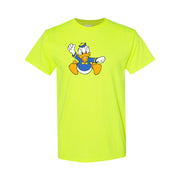 Men's Donald Duck Cotton T-Shirt - Safety Green