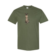 Men's Donkey Cotton T-Shirt - Army Green