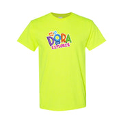 Men's Dora the Explorer Cotton T-Shirt - Safety Green