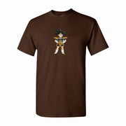 Men's Dragon Ball Cotton T-Shirt - Dark Brown