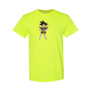 Men's Dragon Ball Cotton T-Shirt - Safety Green