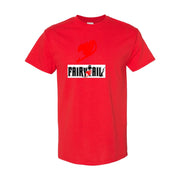 Men's Fairy Tail Cotton T-Shirt - Red