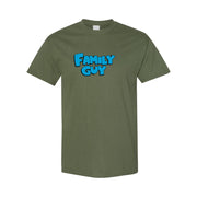 Men's Family Guy Cotton T-Shirt - Army Green
