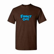 Men's Family Guy Cotton T-Shirt - Dark Brown