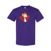 Men's Futurama Cotton T-Shirt - Purple