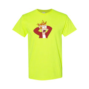 Men's Futurama Cotton T-Shirt - Safety Green