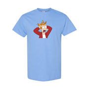 Men's Futurama Cotton T-Shirt - Sky Blue