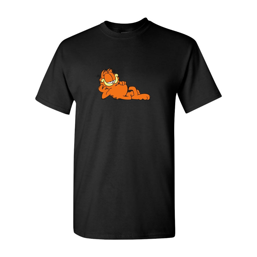 Men's Garfield Cotton T-Shirt - Black