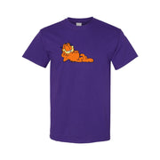 Men's Garfield Cotton T-Shirt - Purple