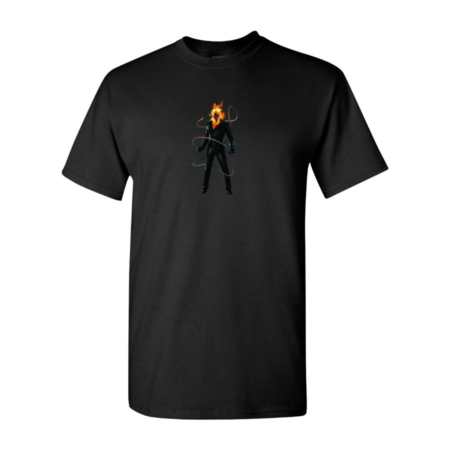 Men's Ghost Rider Cotton T-Shirt - Black