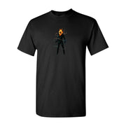 Men's Ghost Rider Cotton T-Shirt - Black