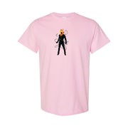 Men's Ghost Rider Cotton T-Shirt - Pink