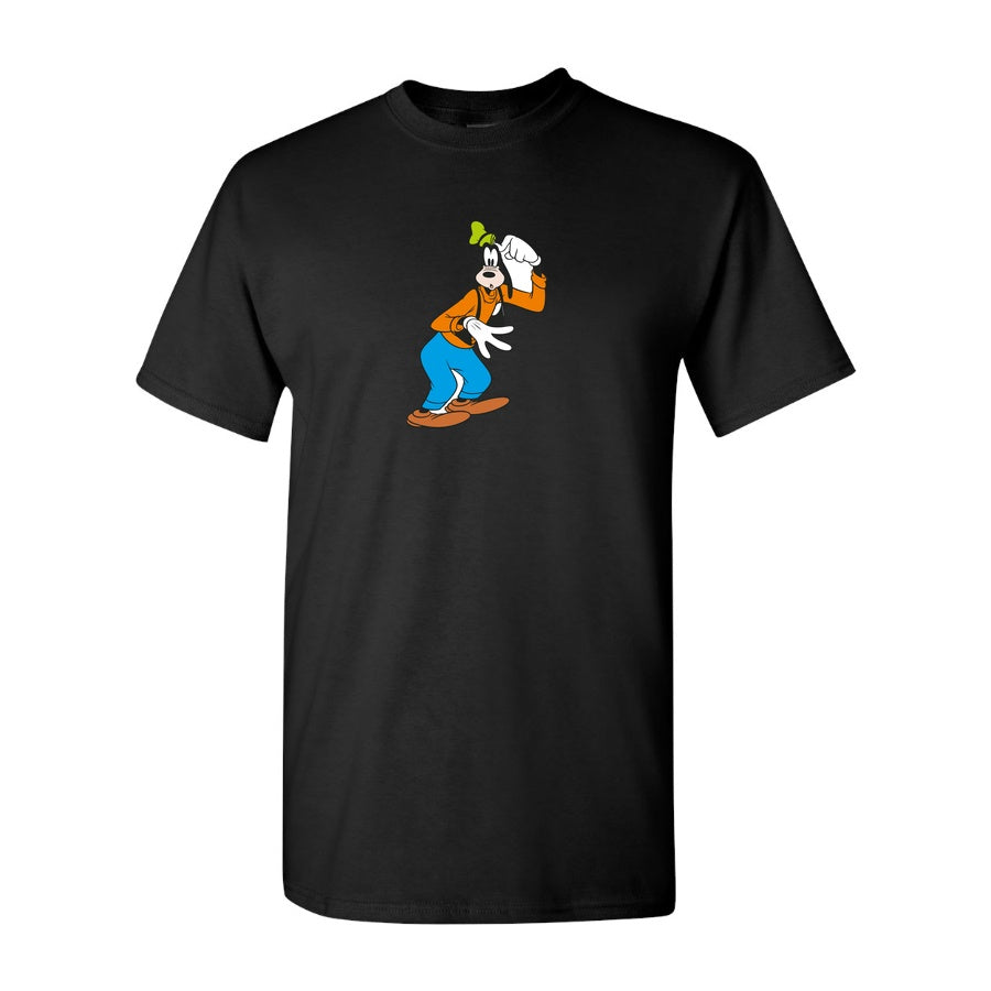 Men's Goofy Cotton T-Shirt - Black