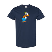 Men's Goofy Cotton T-Shirt - Navy