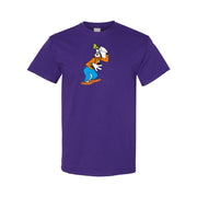 Men's Goofy Cotton T-Shirt - Purple