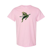Men's Green Arrow Cotton T-Shirt - Pink