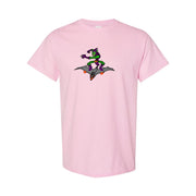 Men's Green Goblin Cotton T-Shirt - Pink