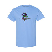 Men's Green Goblin Cotton T-Shirt - Sky Blue