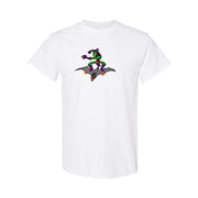 Men's Green Goblin Cotton T-Shirt - White